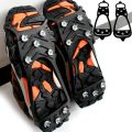 8 Nails Professional Snow Crampons Anti-Slip Ice Gripper Hiking Cleats Spikes Traction Ice Stud Shoes Grip Size 40-45. 