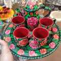 Chenuk Truck Art (kettle) set  4 pcs set and 6 pcs set/ Handicraft / HandPainted / Vip's Creation. 