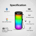 Bluetooth Speaker | Portable Wireless Speaker | RGB Light Speaker | Rechargeable Wireless Bluetooth Speaker USB Memory Card Supported | Speaker Bluetooth woofer | Speaker for Pc |  Boofer Speaker |  Mini Bluetooth Speaker | Loud Bass Speaker. 