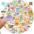 DR BEI Beverage Stickers Self-adhesive Cartoon Potato Chips Shape Stickers. 
