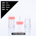 Mini Multi Milk Bottle Color Glaze Lip Honey Empty Mouth Red Tube Hot selling Cosmetic Packaging Materials. 