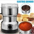 AS Happy Mall| Mini Electric Grinder: Coffee Maker, Stainless Steel Blade, Spice Kitchen, Juicer Blender, High-Quality Chutney Maker, Spice Pepper Grinder| Electric Mini Grinder For Kitchen. 