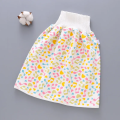 Waterproof Baby Diaper Skirt Washable Diaper Skirt Reusable Unisex High Waist Cotton Diaper Skirt. 