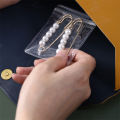 （Not Include Sealed Bag ）Jewelry Storage Bag & Box & Folder Fashion Fine Jewelry Anti-oxidation Protective Cases Desktop Drawer Organizer Collection Bags. 