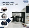 DELONGHI BCO420 1750-Watt Pump and Drip Coffee Maker. 