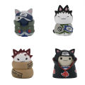 1 pcs Anime Cat Statue Action Figures Kakashi Jiraiya Gaara Sasuke Itachi Tsunade pvc Model Decoration Collection Kid Gift Toy. 