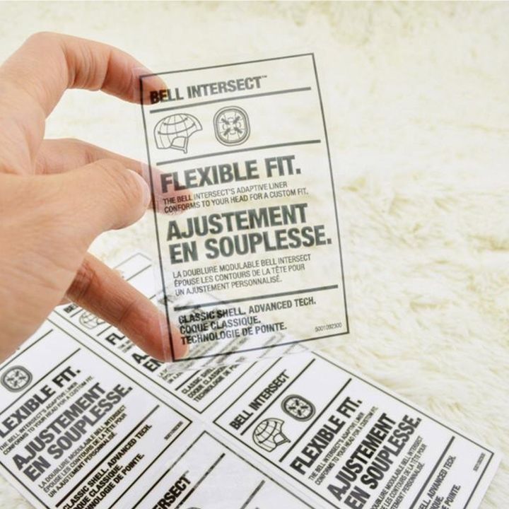 Transparent Sticker -  Name Sticker - Product Label - Customize Sticker - Product Label - Spice Label - Customize Product Label