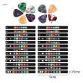 Fingerboard Note Stickers and Picks for Beginner 6 Strings Acoustic Guitar. 