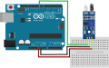 Obstacle avoidance sensor module - High Sensitivity InfraRed IR Sensor Detection Module For Arduino KY-032. 