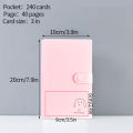 Clear Photo Album Idol Photocard Holder Instax Album Stickers Poster Name Card Collect Book Scrapbooking Kpop Holder. 