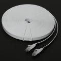 Cat 6 Ethernet Cable 100 Ft (30 Meters) Flat Slim Long Internet Network LAN Patch Cords, Cat6 High Speed Computer Wire. 