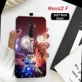 Oppo Reno 2F Back Cover - Eiffal Tower Soft Case Cover for Oppo Reno 2F. 