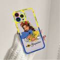 【Sandmdm】Ukraine Flag girl Pattern Phone Case for iPhone 11 12 13 Mini Pro Max 14 Pro Max Case shell. 
