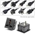 1pcsFactory supply AC Universal socket power inlet PDU/UPS model 13A Multifunctional power with security door outlet EU/UK/AU/US. 