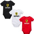 Ferrari Baby Romper Unisex 100% Soft Cotton. 