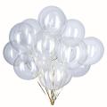 10pcs Pack - Clear Balloons Transparent Balloons Helium Balloons Clear Latex Balloons Party Decorations Supplies. 