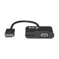 DisplayPort to VGA/HDMI Cable Adapter, All-in-One, DP 1.2, DP to VGA/HDMI, 4K X 2K HDMI. 