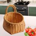 Kitchen Storage Basket Woven Hanging Baskets for Vegetables Sundries Cabinet. 