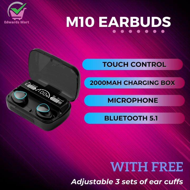 M10%20TWS%20Airpods%20_%20with%20Super%20Sound%20&%20High%20Quality%20Touch%20Sensors%20True%20Stereo%20Headphones%20with%20Built%20in%20Mic%2010m%20Transmission%20Bluetooth%20Wireless%20Earbuds%20with%203500%20mah%20power%20bank%20-%20Image%202