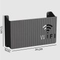Wall-mounted router box Office Media Decor Console Wifi Wifi box Wireless storage boxes Rack Bracket Hangings Wall Shelf. 