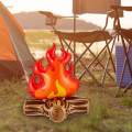 Inflatable Fake Campfire Garden Decoration for Outside Lawn Yard. 