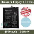 Huawei Enjoy 10 Plus Battery HB446486ECW Replacement Premium Quality 4000mAh Battery For Huawei Enjoy 10 Plus. 