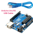 Arduino Uno R3 with USB Cable. 
