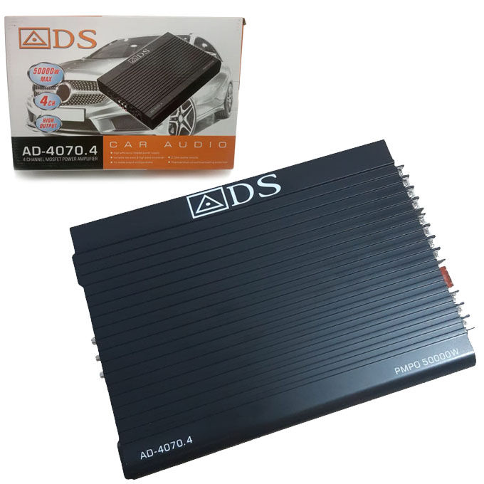 AD-4070.4 4-Channel Mosfet Power Amplifier for cars Imported MALYSIA