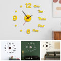Wall Clock Decor Ornamental Classic DIY Sticker Wall Clocks. 