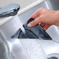 Rug Carpet Mat Grippers Non Slip Anti Skid Reusable Washable Silicone Grip 4 Pairs. 