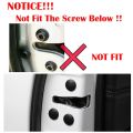 12Pcs Car Door Lock Screw Protection Stickers Covers Accessories for Alfa Romeo 147 156 159 164 4C 8C Giulietta GT MiTo Giulia. 