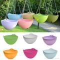 Pack Of 4 Wall Hanging Pot With Chain - Multicolor. 