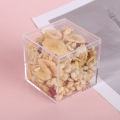 5.5cm Plastic Transparent Box 130ml Square Plastic Box PS Transparent Crystal Muddy Mouth Candy Box. 