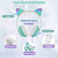 Cat Ear Headset,STN-28 STN28 Bluetooth 5.0 LED Cat Ear Headphones Kids Headset Young Glowing Cat Ear Headphones. 