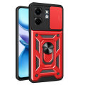 PlusCase for Infinix Smart 9 HD / Hot 50i Phone Casing Slide Lens Armor Case Shockproof Stand Holder Camera Protect Back Cover. 