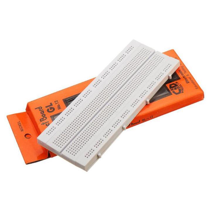 ARDUINO GL-12 840 Hole Solderless BreadBoard Experimental Breadboard Sideburn universal P-C-B circuit board 175x67x9mm