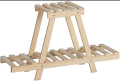 3-Tier Wooden Plant Stand Shelf Rack for Flower Pots – Durable Solid Wood, Easy Assembly (Wooden Finish). 