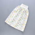 Toddler Cotton Diaper Skirt High Waist Breathable Waterproof Changing Pants. 