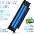 NinjaBatt Battery for Dėll J1KND 04YRJH Inspiron N5110 N5010 N5050 3520 15R N5030 N5040 17R N4010 N7010 N7110 M5030 M5040 N4110 Vostro 3550 3750 1540 3450 - High Performance [6 Cells/4400mAh]. 