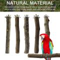 3 pack set of Bird Perches Natural Wood Parrot Perch for Parakeet Cage Accessories Parakeet Toys for Parrots, Parakeets Cockatiels, Conures, Macaws, Love Birds, Finches. 