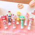 Kawaii Aesthetic stationery supplies office accessories stationery items cute Cartoon Hand Work Solid Color solid glue. 
