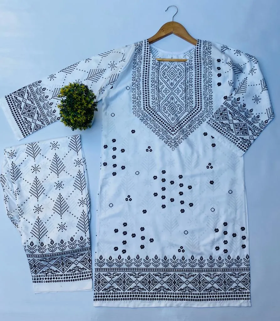 Smars Fashion Stitched New Chunri 2pc dress for women