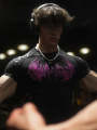 London Bridge - Werewolf T-Shirts Fitted Spandexdry for Men - Red-Black. 