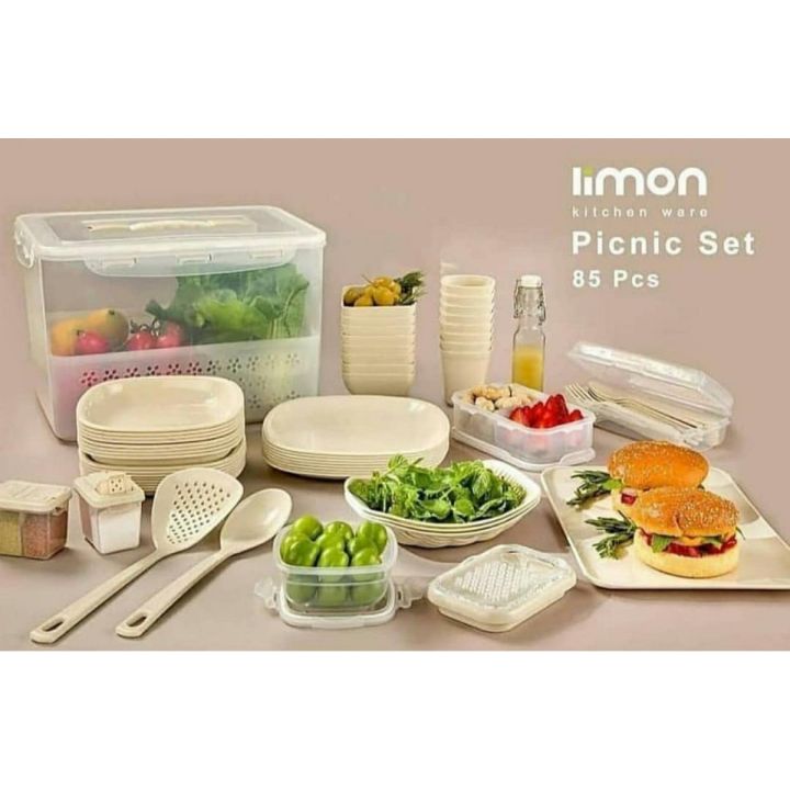 Limon%2085%20Pcs%20%20Picnic%20Party%20%20and%20%20Kitchenware%20Set%20(%20Iran%20)%20AARmarket%20-%20Image%203