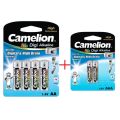 Digi Alkaline Batteries (4AA & 2AAA Cells / Grey). 