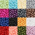 ABS Imitation Pearl Beads 3/4/6/8/10MM NO HOLE DIY Round Plastic Acrylic Spacer Beads for Jewelry Making. 