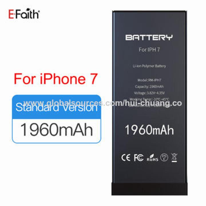 APPLE IPhone 7G Battery Replacement with 1960mAh Capacity-Black