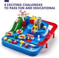 CubicFun Race Tracks for Boys Car Adventure Toys City Rescue Preschool Educational Toy Vehicle Puzzle Car Track Playsets for Toddlers, Kids Toys Gifts for Kids. 