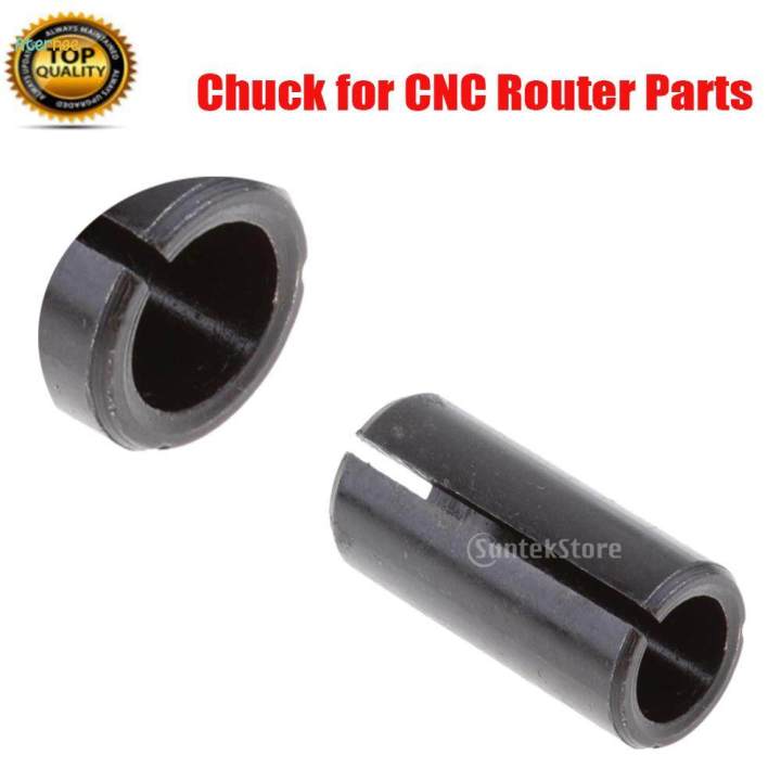 3X High Precision Router Bit Collet Chuck Adapter CNC Tool 8mm to 12mm ...