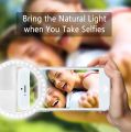 Selfie Ring Light – Portable LED Selfie Ring Light for Mobile Phones – Rechargeable Ring Light with Charging Cable For Tik Tok and Photography - 3 Level Brightness Adjustment with Flash Mode – Musically Light. 